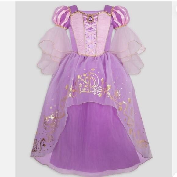 Disney rapunzel costume size 7/8 with wig - Picture 1 of 4